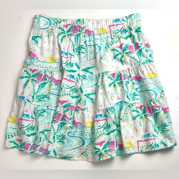 Crown & Ivy Tropical Print Women's Skirt - Picture 4 of 7